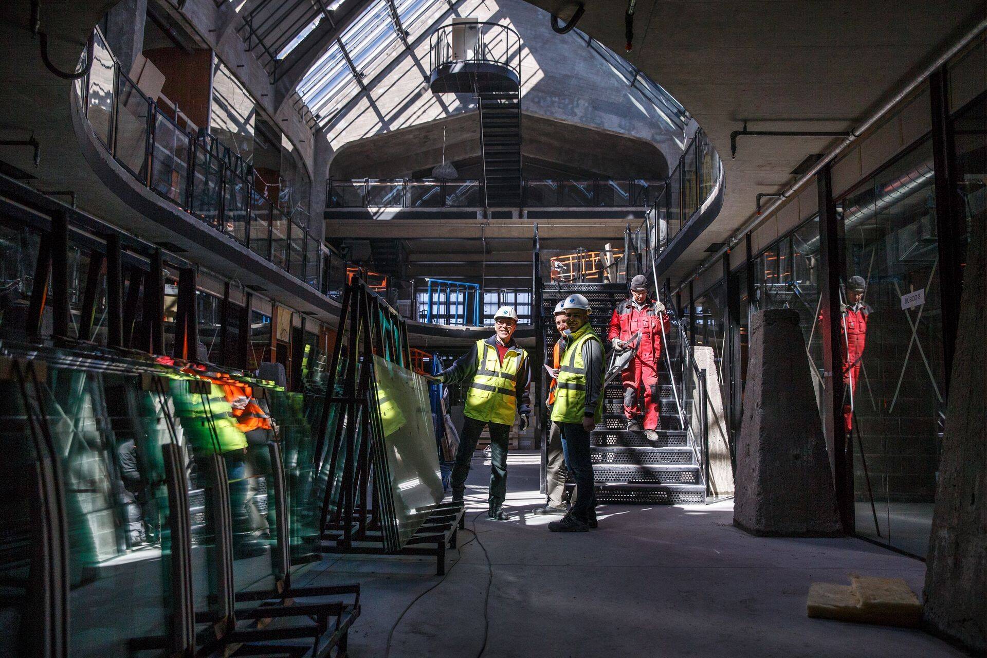 Lutheri ärimaja ehitus Tallinnas.