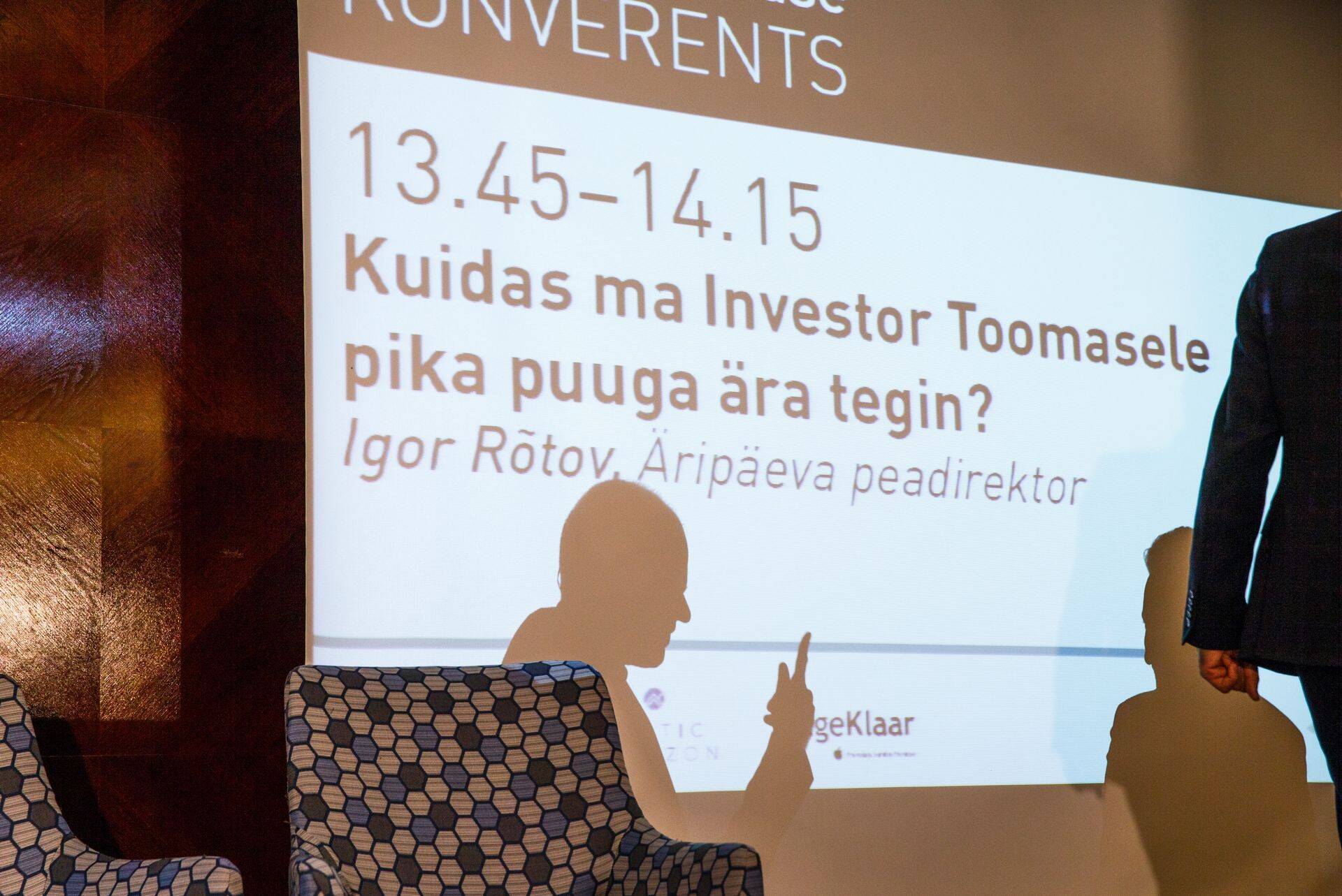 Äripäeva peadirektor Igor Rõtov lubas eelmisel aastal investor Toomast edestada ja täitis lubaduse.