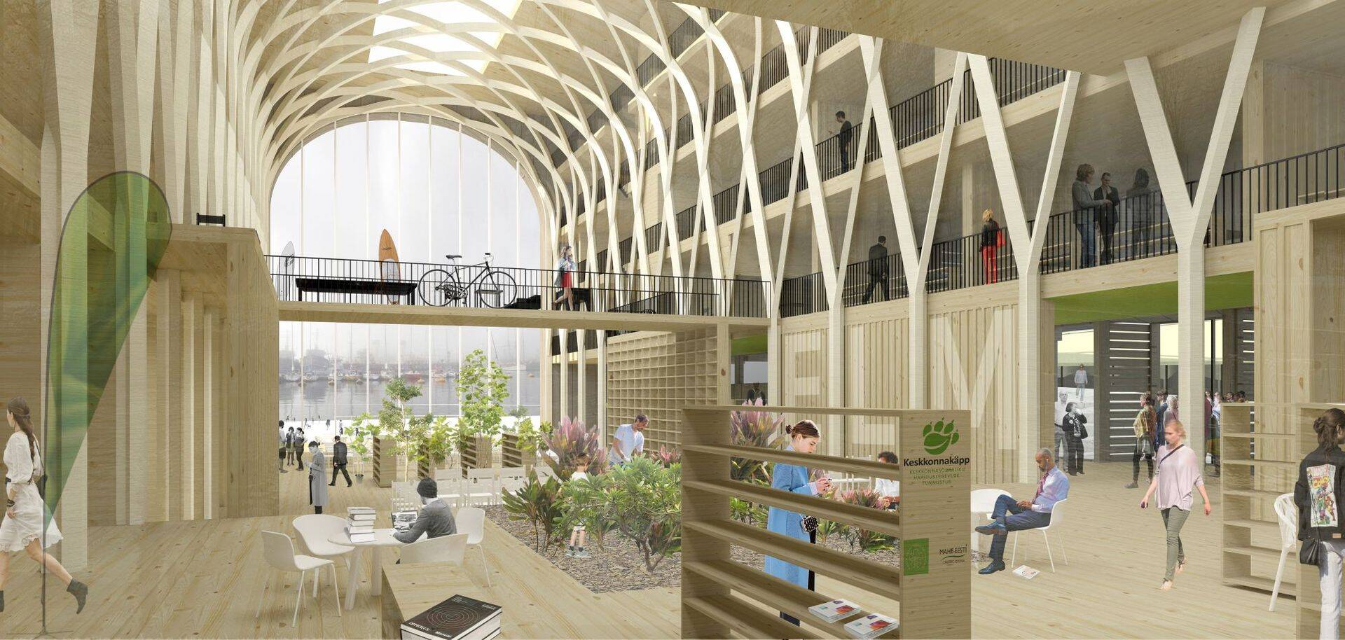 Interjööris domineerib puit