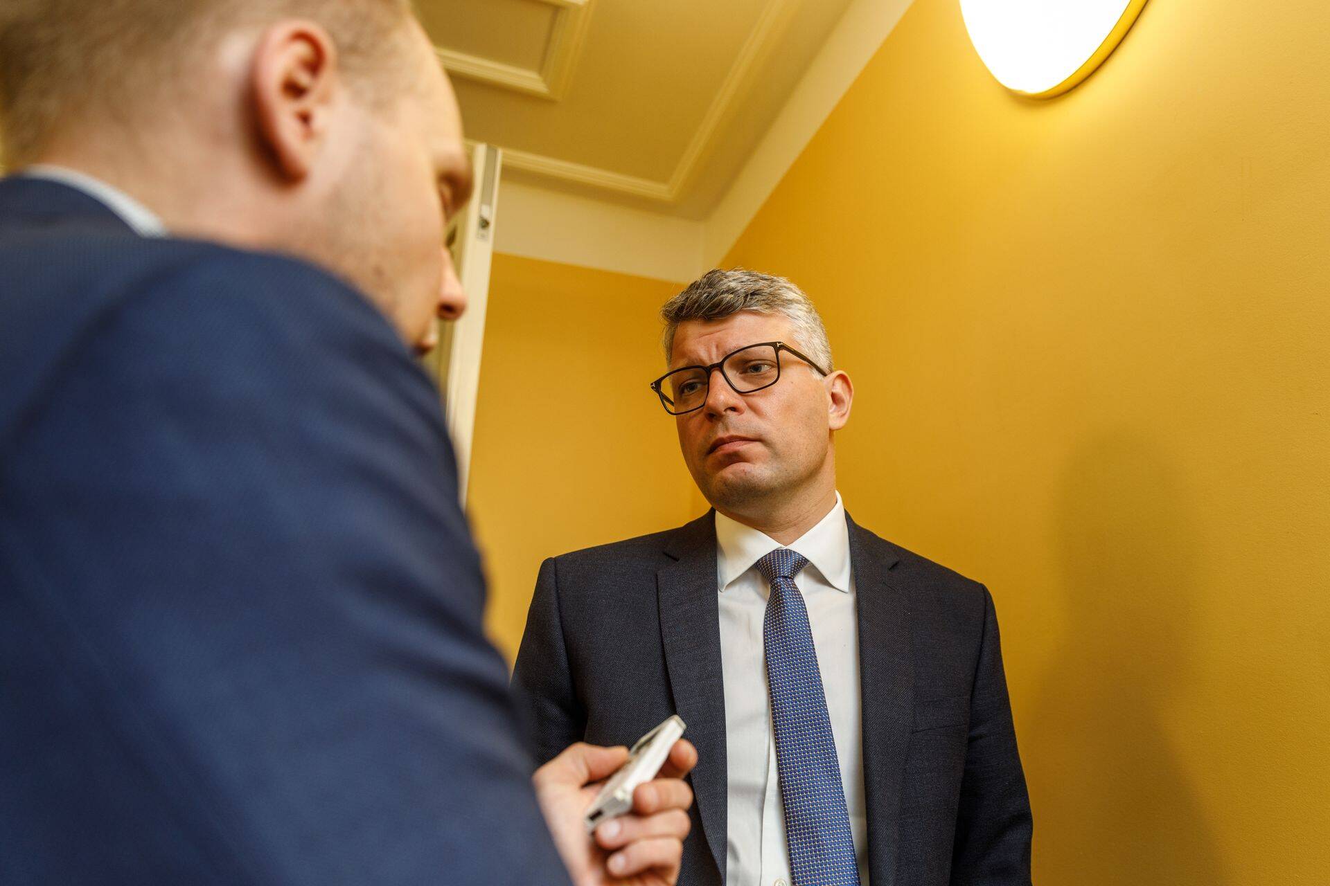 Keskerakonna peasekretär Mihhail Korb.