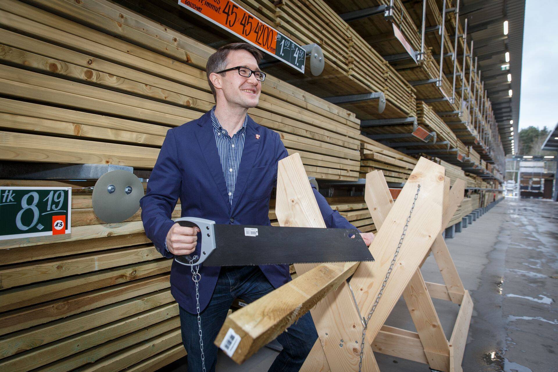 Bauhaus Eesti juhatuse liige Ansu Saarela.