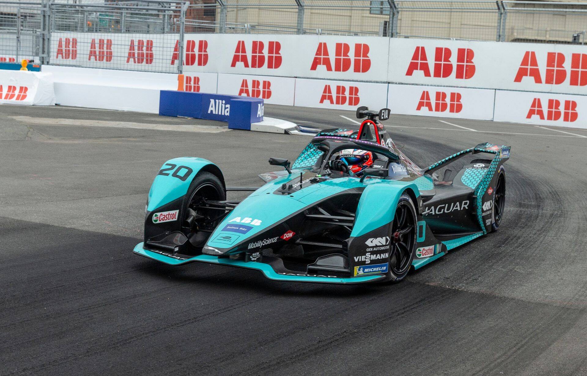 Jaguar TCR Racing vormel-E meeskond.