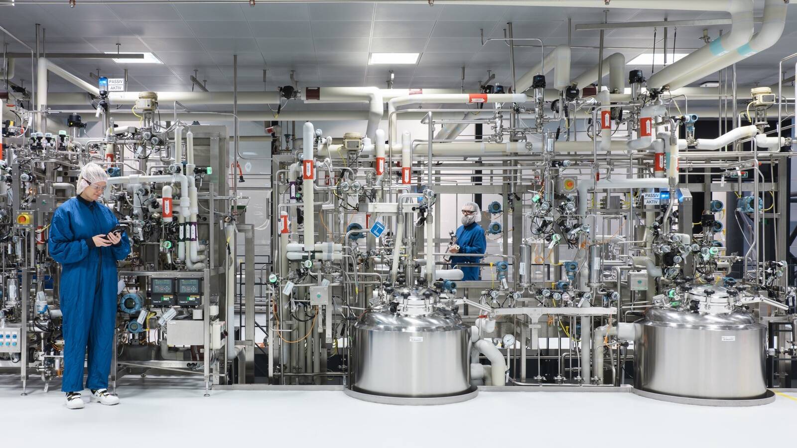 Hemofiiliaravimi komponendi valmistamine Novo Nordiski Hillerødi tootmisüksuses.