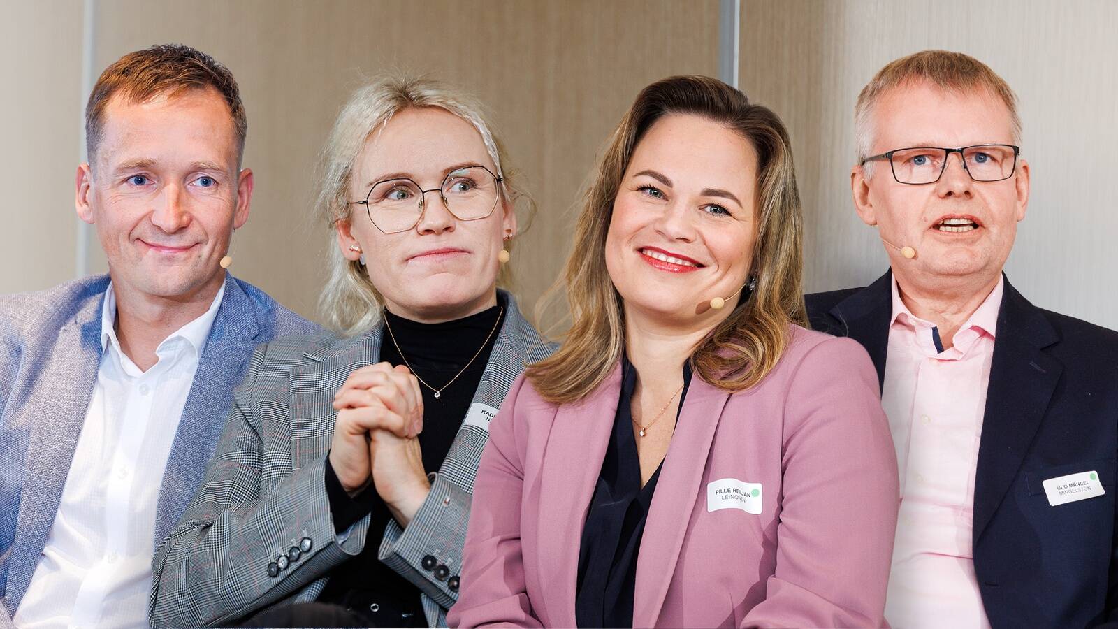 Helari Pallas, Kadri Kukk, Pille Reiljan ja Ülo Mängel
