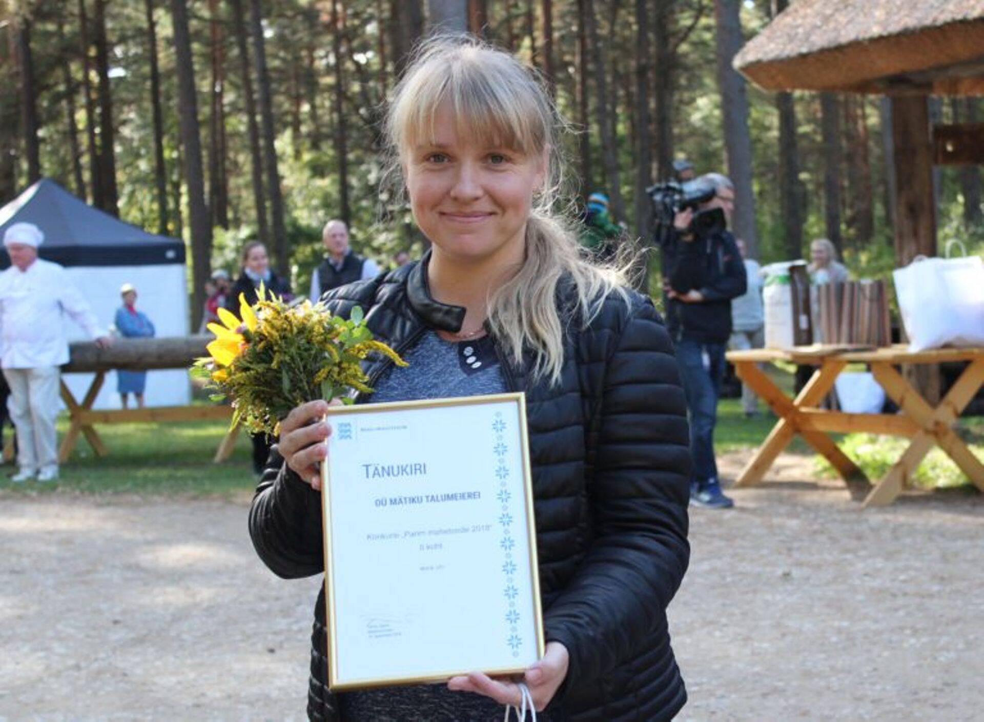Mätiku talumeierei juht Mirjam Pikkmets.