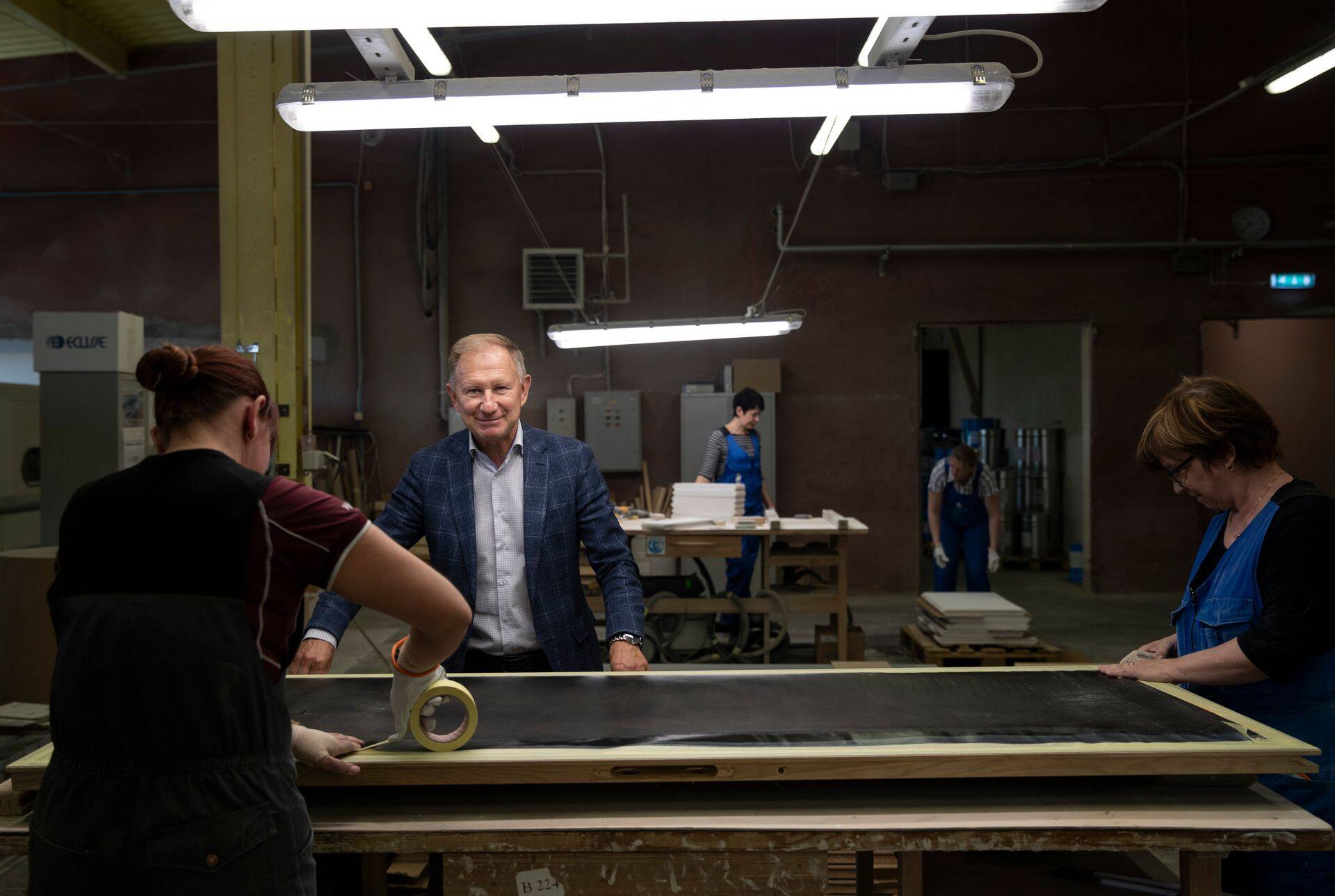 Haapsalu Uksetehase tegevjuht Ago Soomre osales töötukassa hüvitise väljatöötamises.