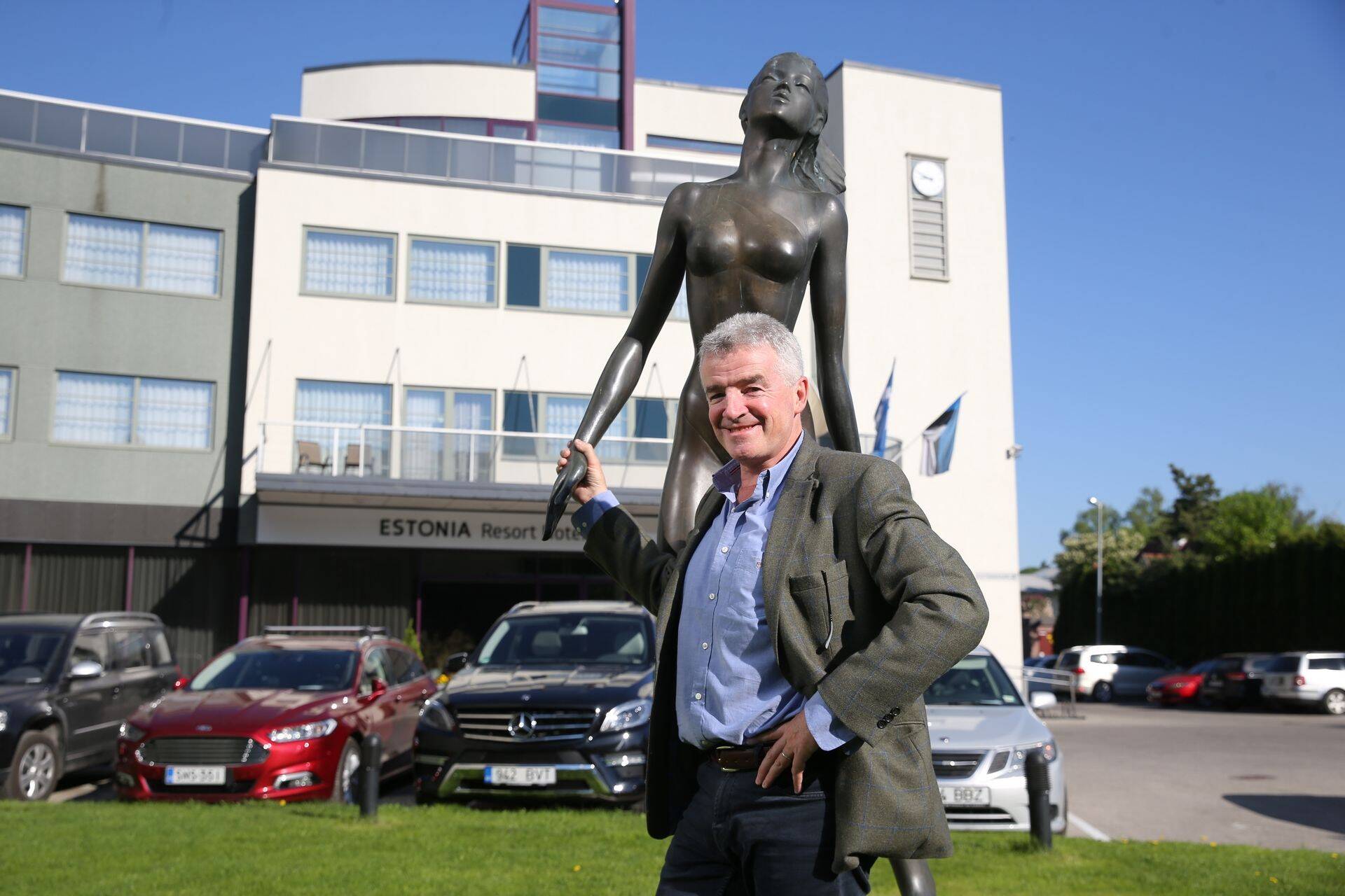 Ryanairi juht Michael O'Leary Pärnus
