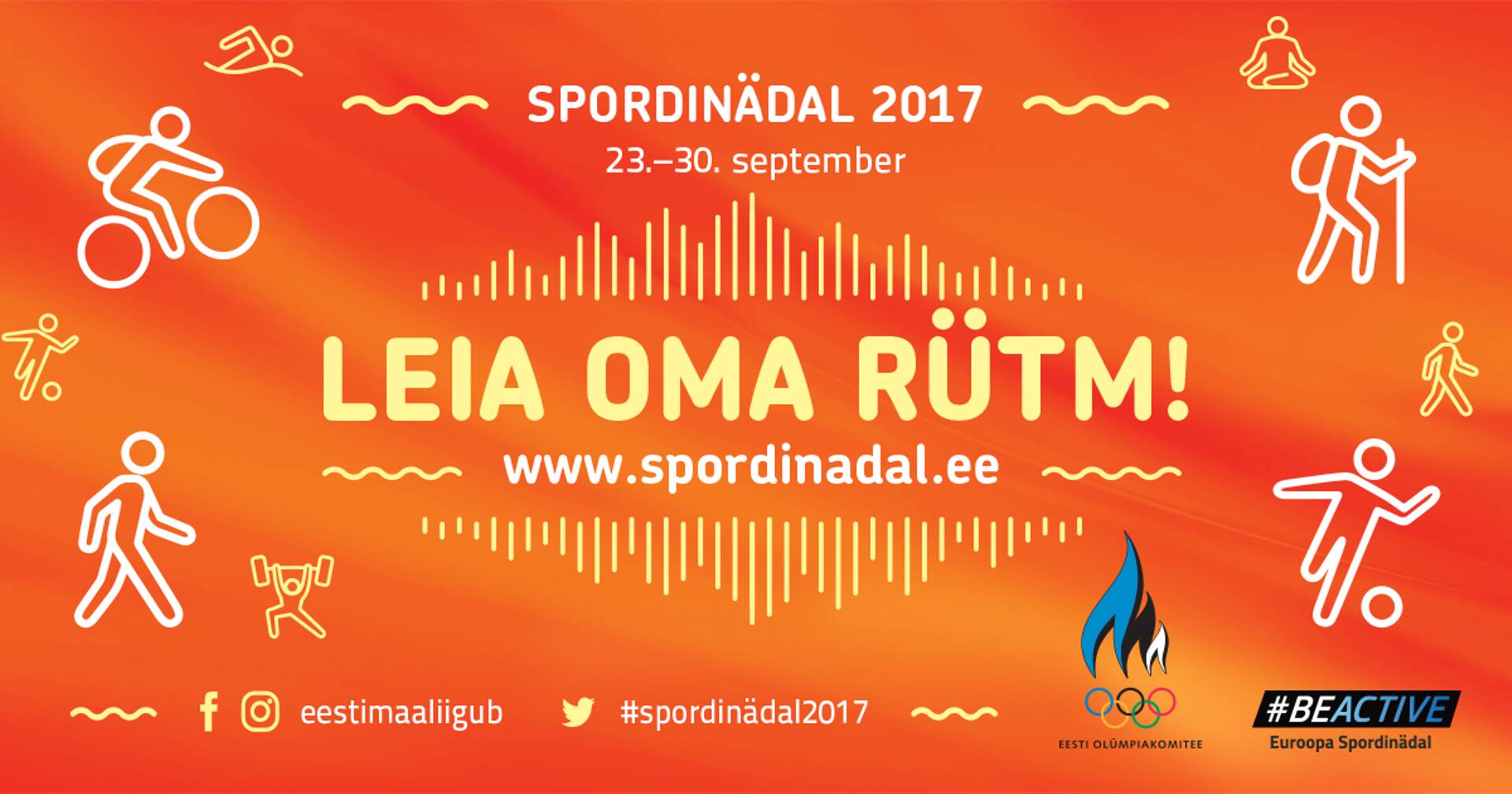 Leia oma rütm spordinädalal!