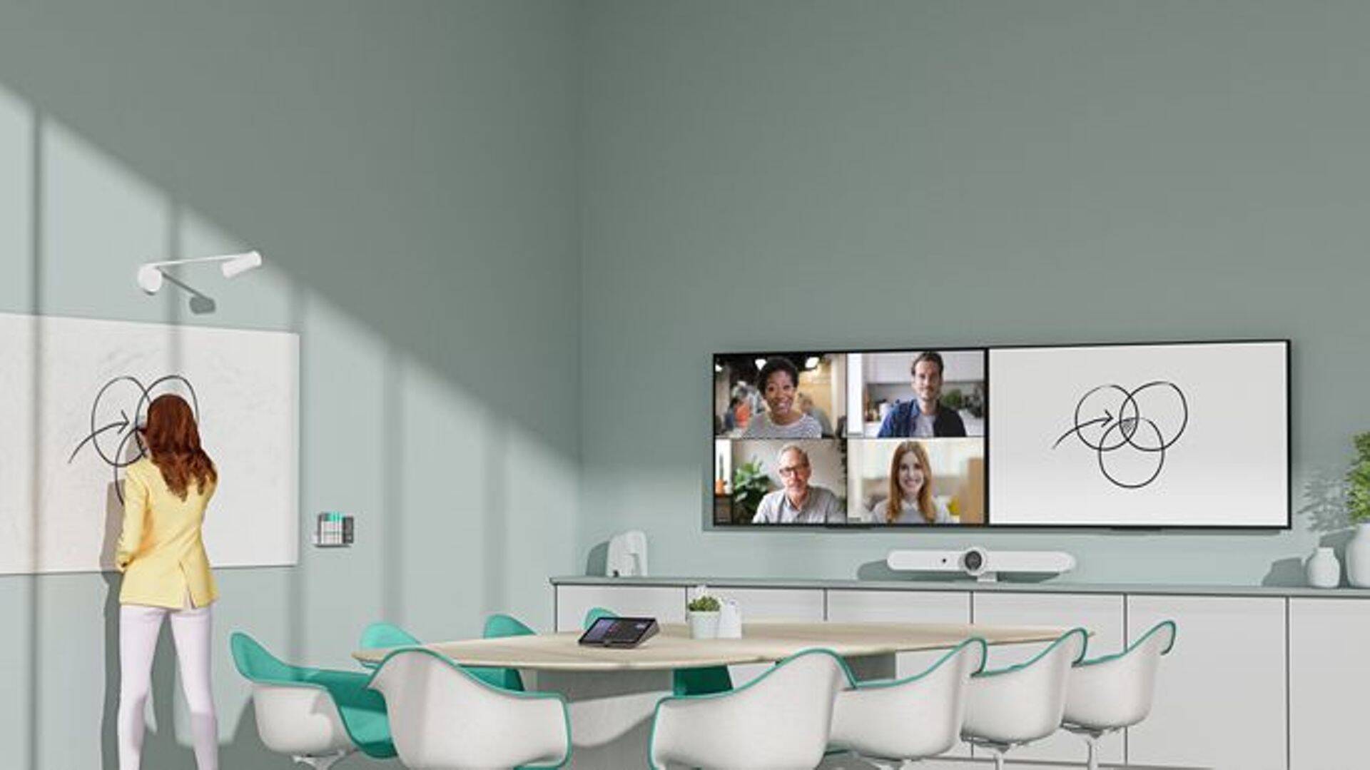 Logitech Scribe – kasuta valgetahvlit ka hübriidkoosolekul