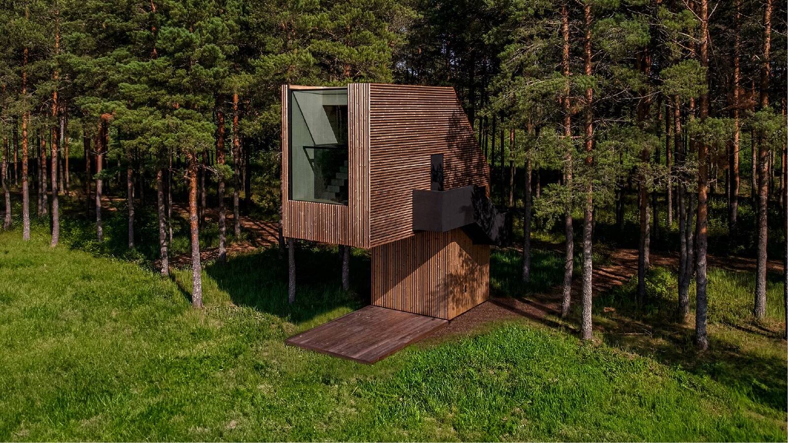 Arhitekt Arseni Timofejevi finaali pääsenud puhkemaja (Foto: Arseni Timofejev).