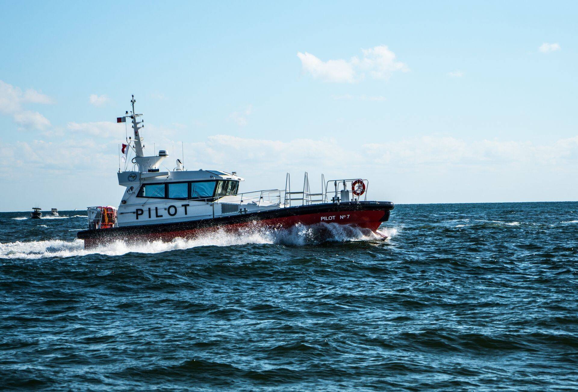 Baltic Workboatsi USAsse ehitatud lootsikaater Pilot.