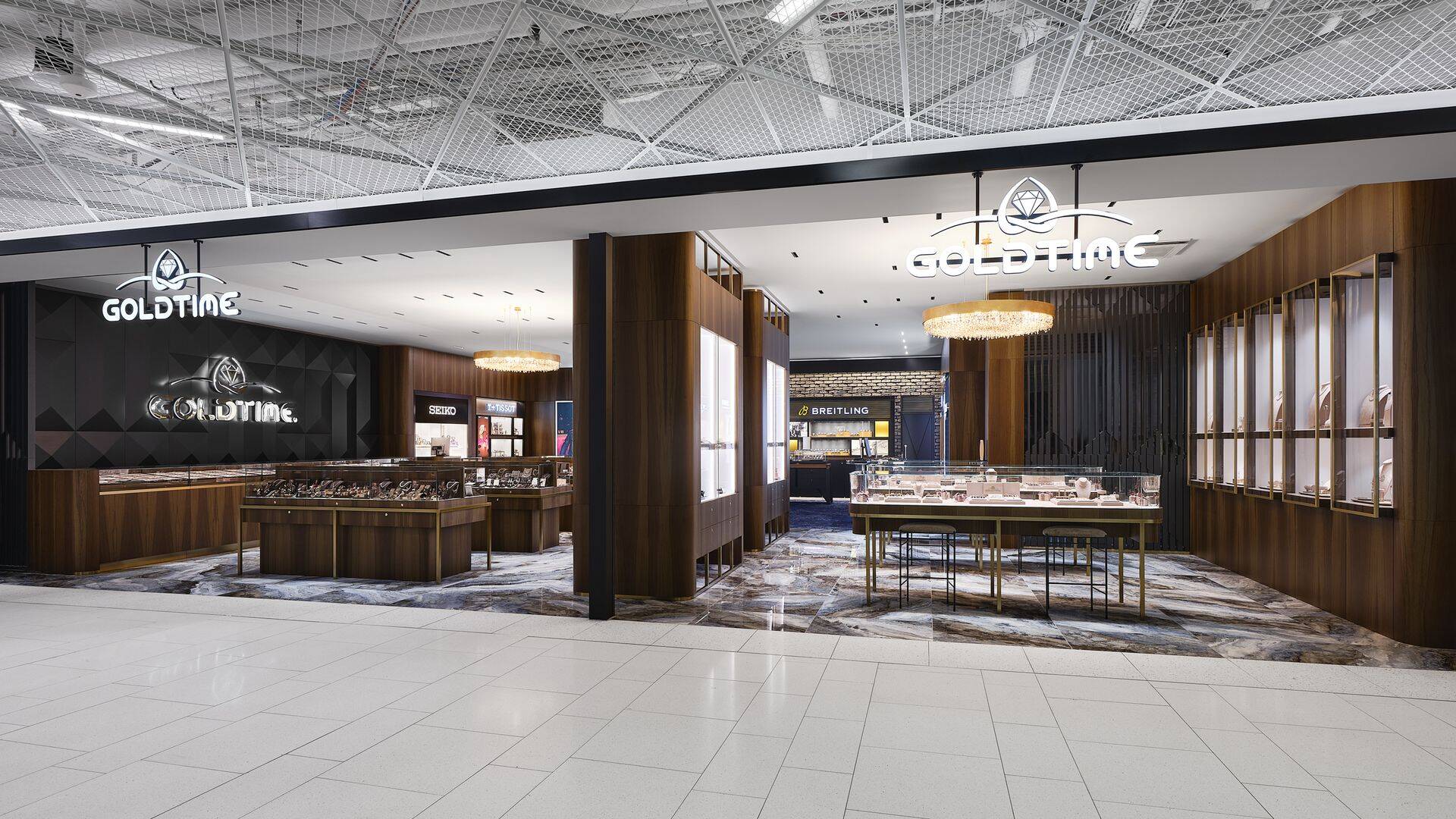 Viru Keskuse Goldtime kauplus on ettevõtte esinduskauplus ja peale uuendamist on kaupluses pinda 180 ruutmeetrit.