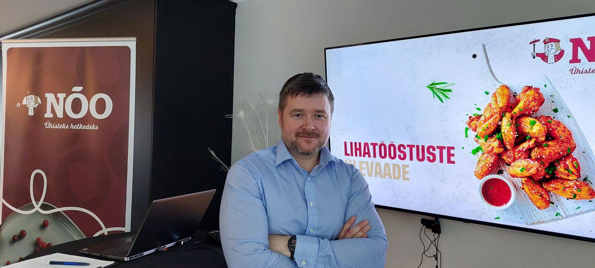 Nõo Lihatööstuse tegevjuht Ragnar Loova.