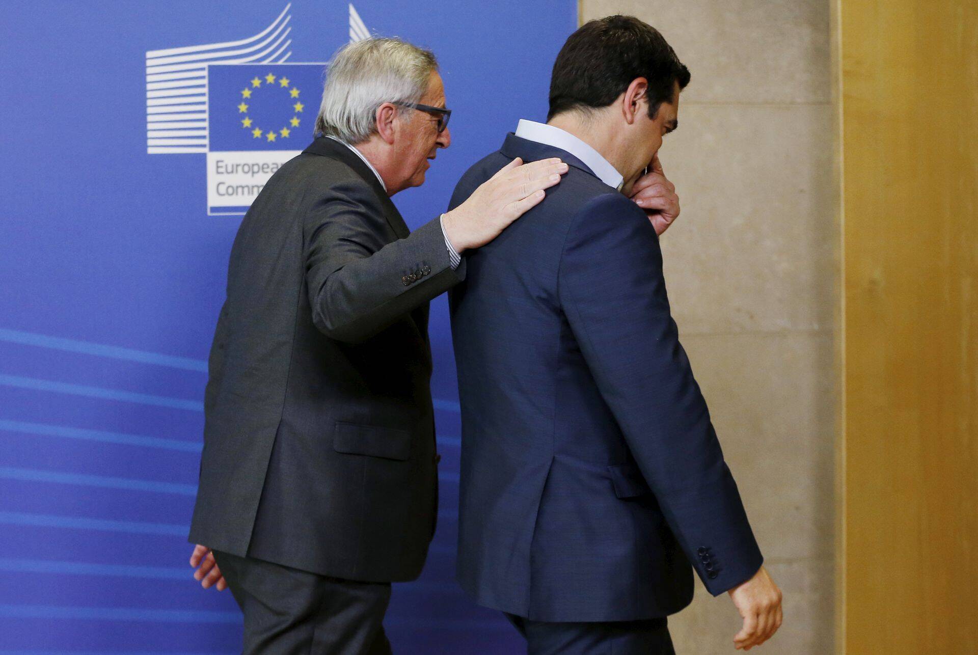 Jean Claude Juncker ja Alexis Tsipras