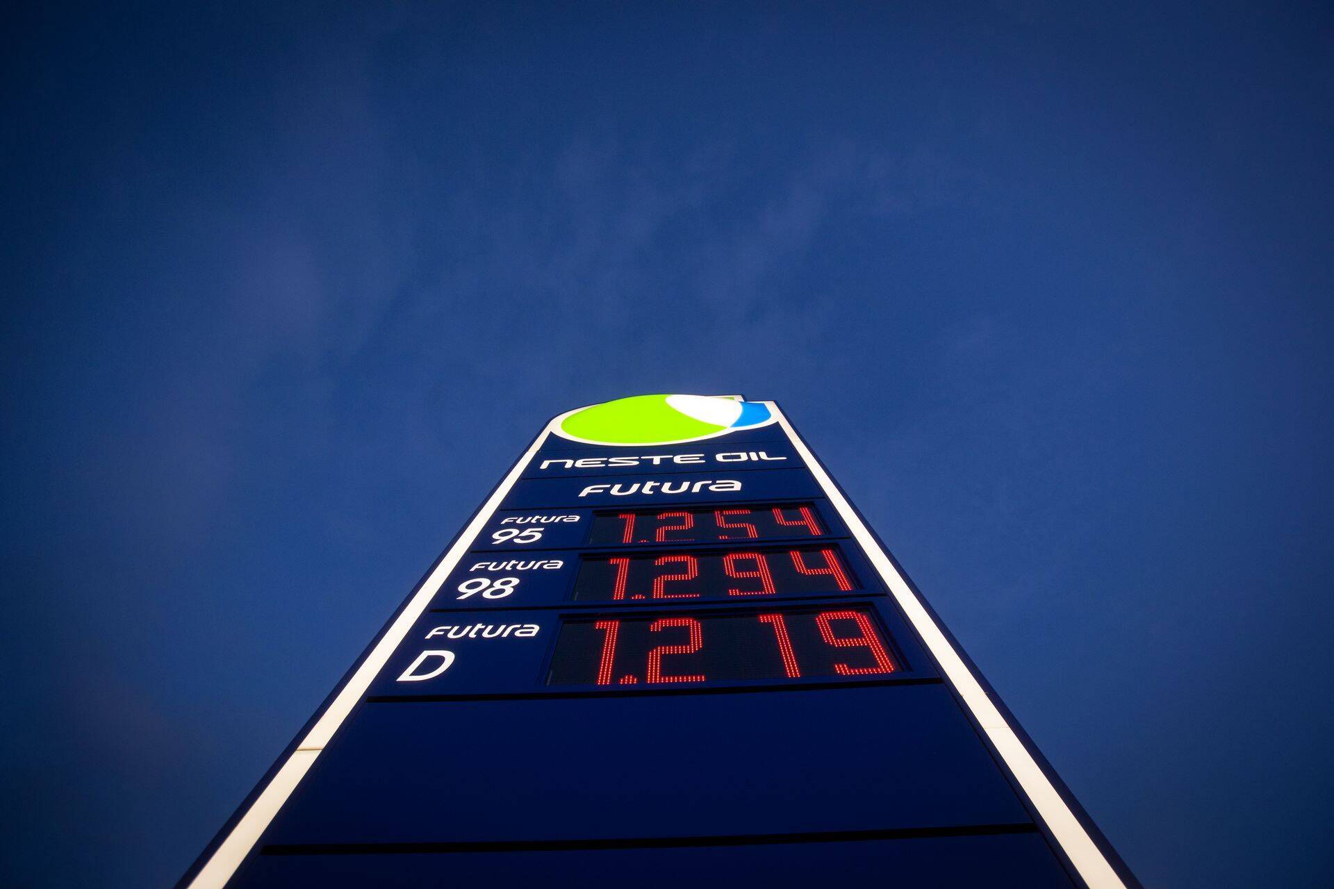 Kütusehinnad Neste tanklas