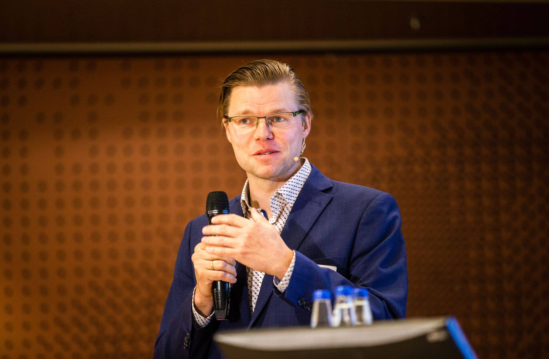 Solita Eesti juht Märt Ridala mullu IKT aastakonverentsil.