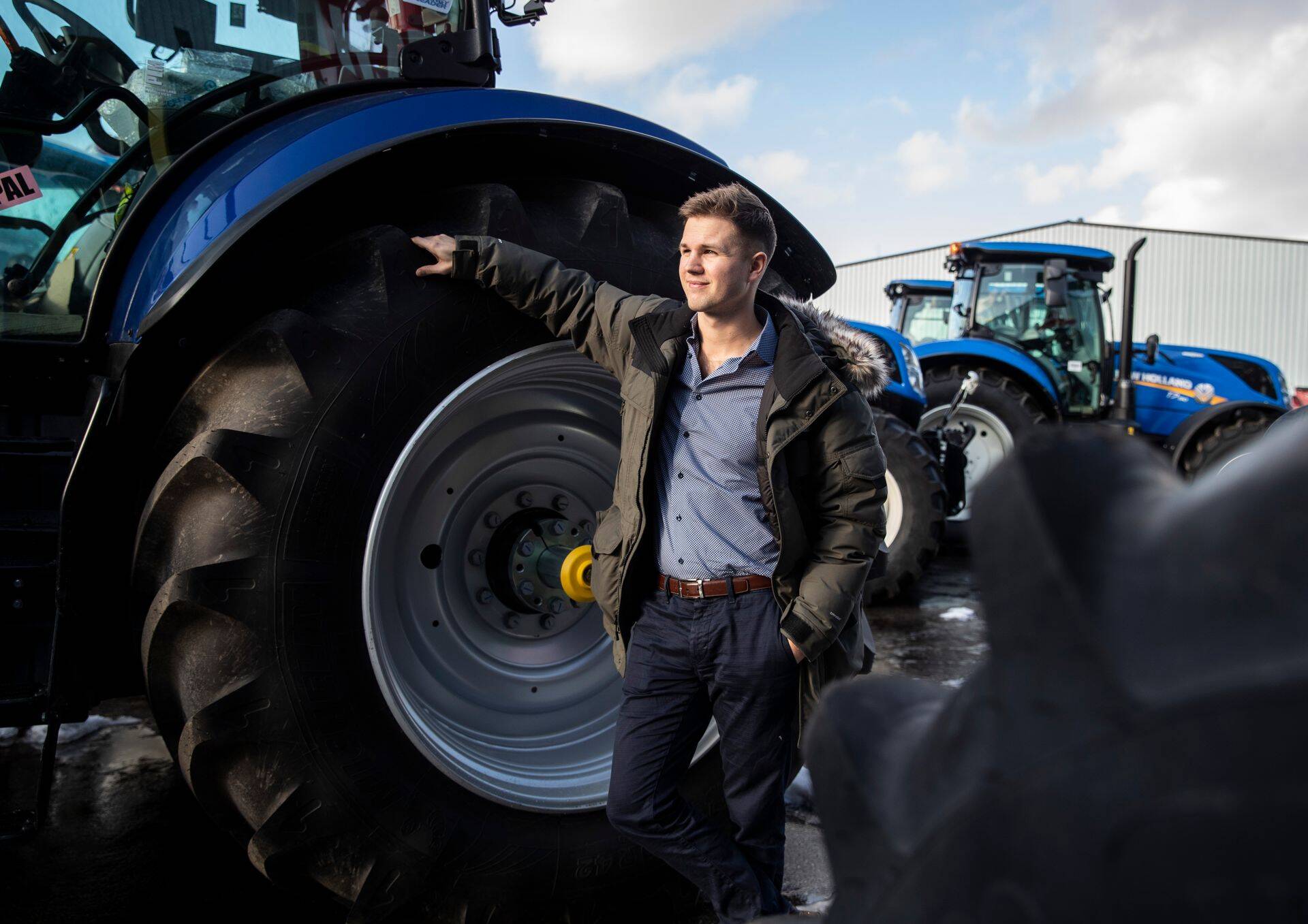 Robin Saluoks ei ole sidet põllu ja maaga kaotanud.