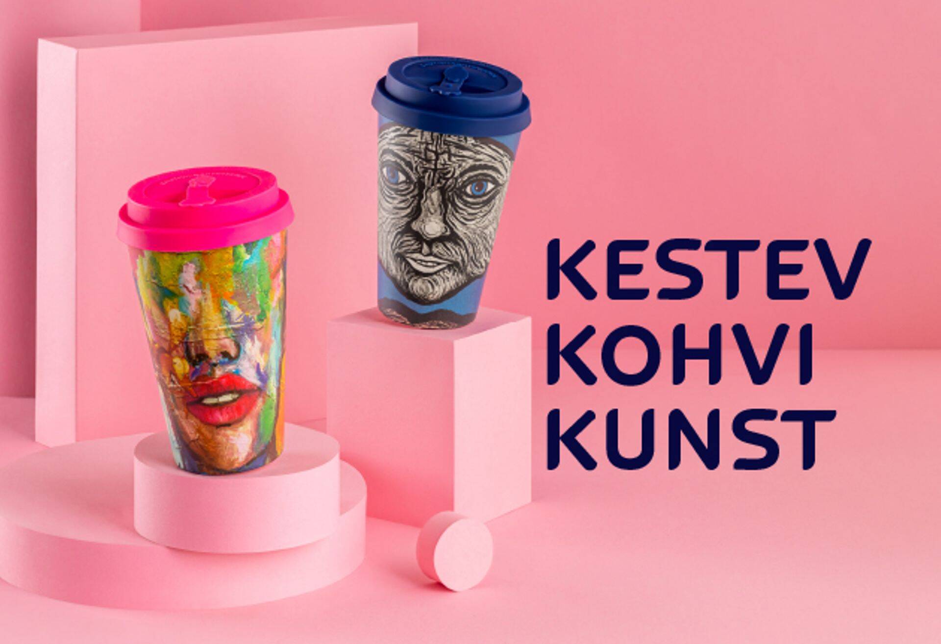 Alexela kohvitopsid Lola Tehveri ja Jüri Arraku kunstiteostega