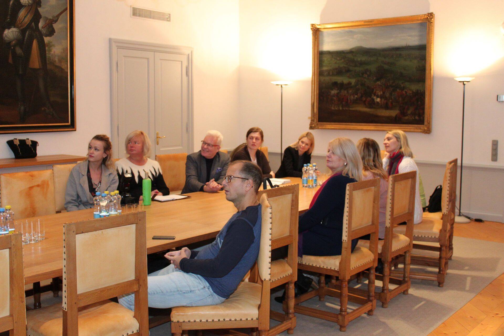 Eesti ettevõtete esindajad Nordjobb projekti esitlusel, esiplaanil Dag Kirsebom ja Ene Tohv