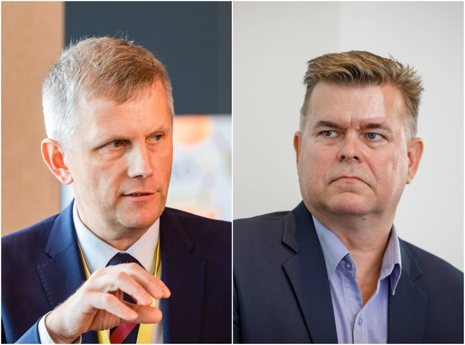 Erkki Laugus (vasakul) ja Ain Käpp (paremal) räägivad saates kaubanduse ja toitlustuse-majutuse väljavaadetest järgmisteks aastateks.