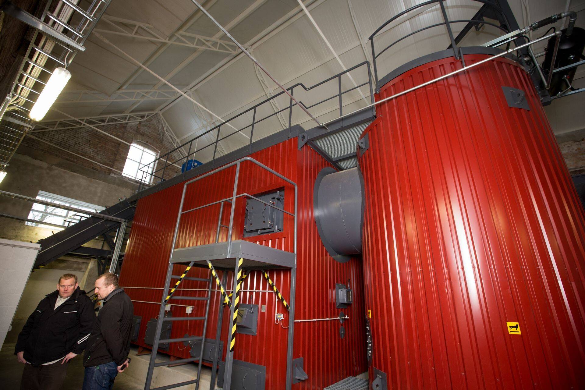 Hakkepuidukatlamaja.