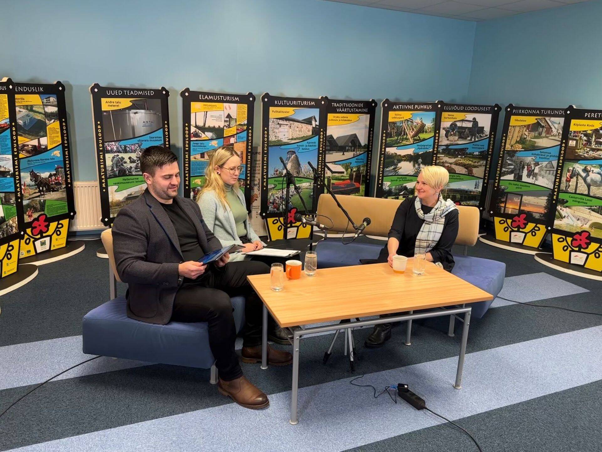 Esimese „Maaelu jutud“ saate salvestus.