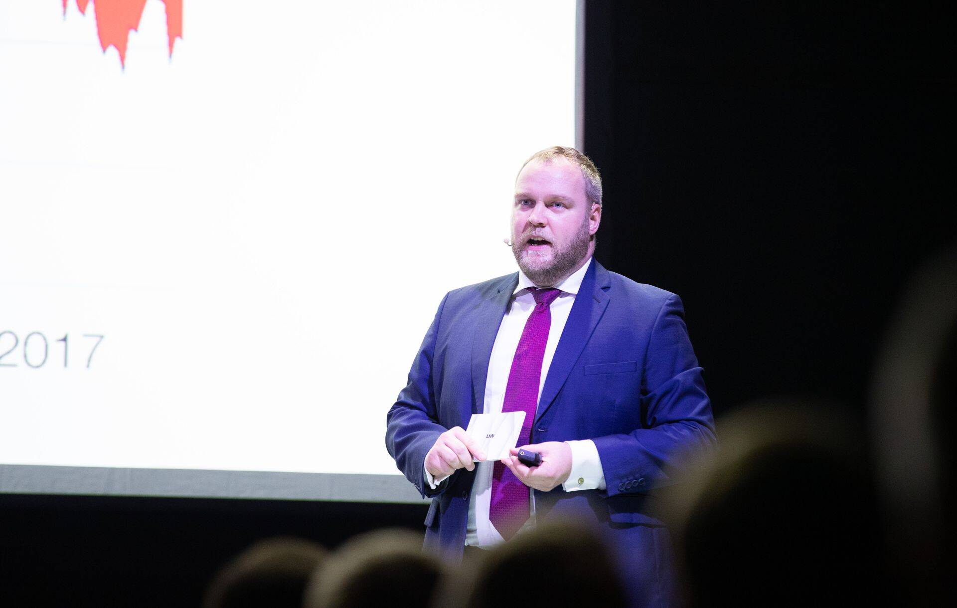 LHV portfellihaldus Kaius Kiivramees Targa Raha konverentsil.