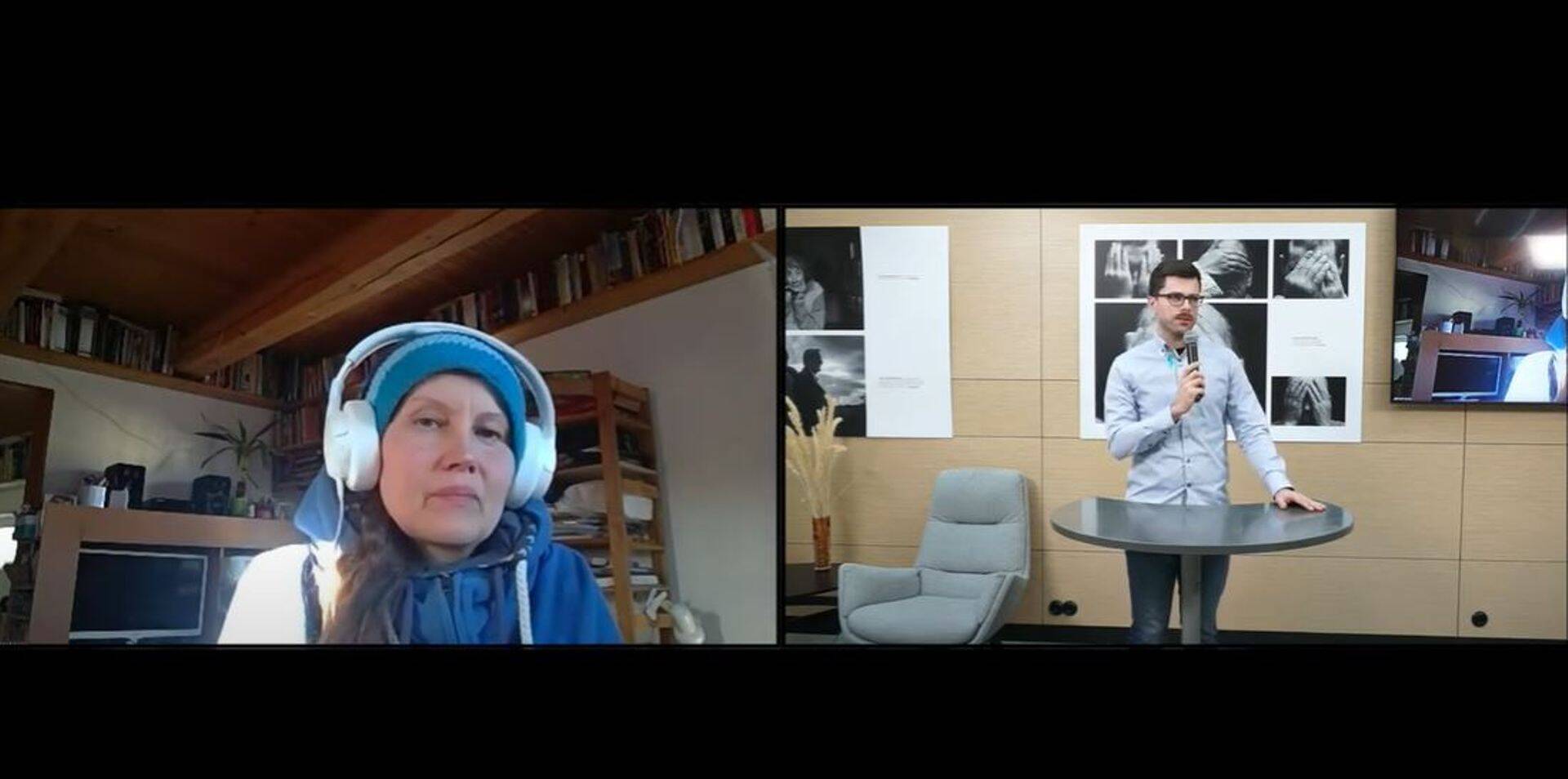 3. märtsil leidis Tallinnas Äripäeva kontoris ja internetis hübriidüritusena aset Eduka Eesti mõttekoda, kus õpetaja Merit Karise ja innovaator Kalev Kaarna andsid inpiratsiooni, kuidas head ideed ära tunda ja see eduks vormistada. Pildil vastab Merit Karise Äripäeva arvamustoimetaja Karl-Eduard Salumäe küsimustele.