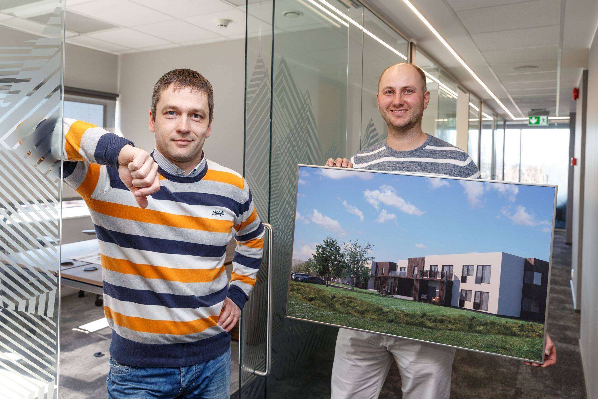Bauschmidti endised omanikud, nüüd Riser Ehituse omanikud Karmo Pärnoja (vasakul) ja Harly Soppe püüavad tungida ehitusturule peatöövõtjate sekka.