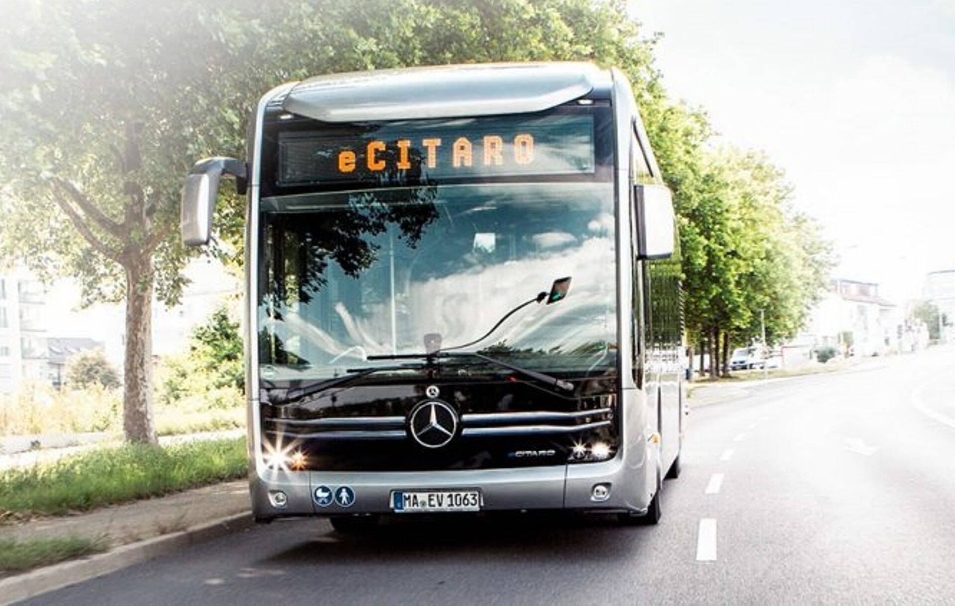 eCitaro buss Saksamaal testisõidul.