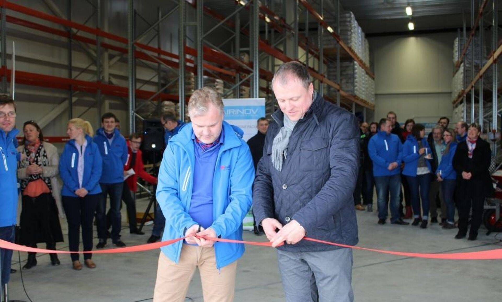 Dimediumi uue logistikakeskuse avamine.