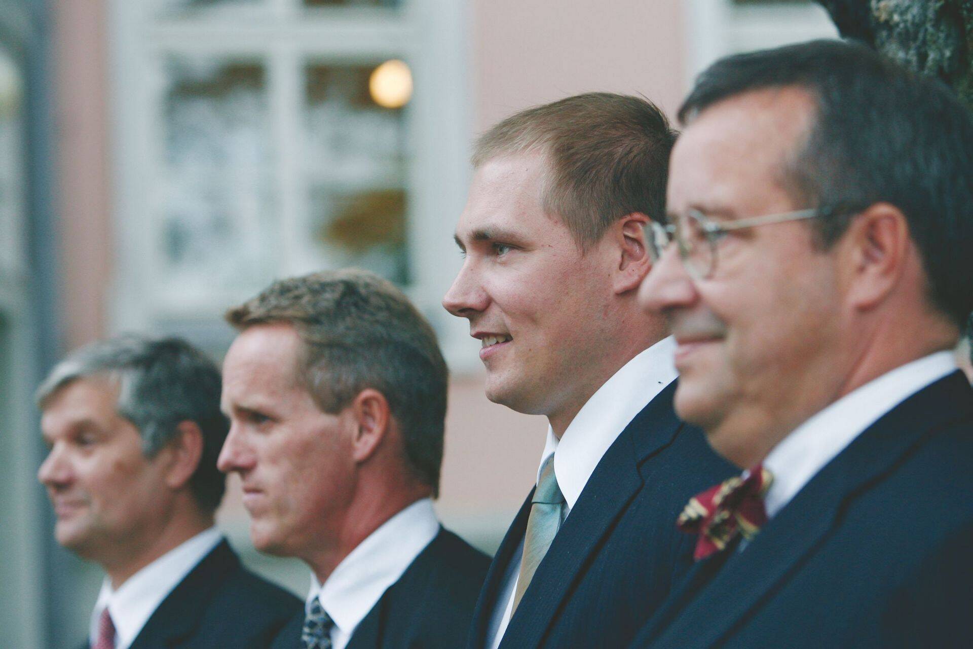 Kettaheite maailmameistriks tulnud Gerd Kanter 2007. aastal koos meeskonnaga president Toomas Hendrik Ilvese vastuvõtul Kadriorus.