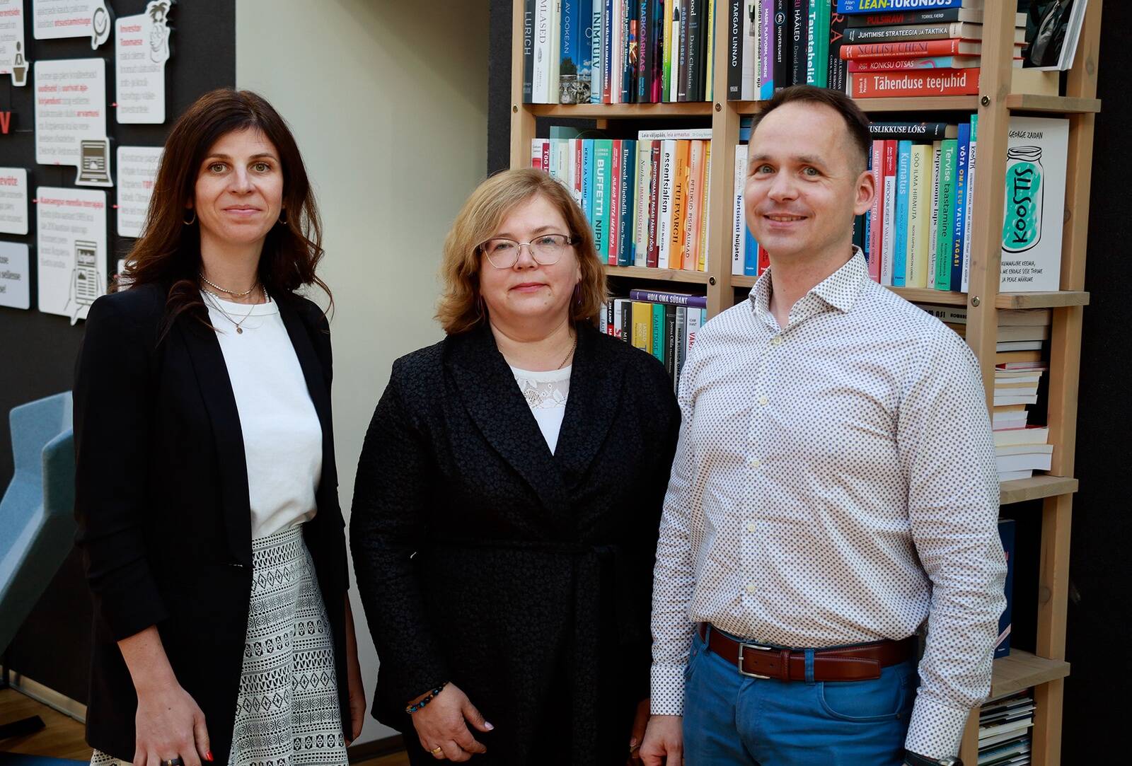 Anni Sild, Anneli Zirkel ja Georgi Timchenko.