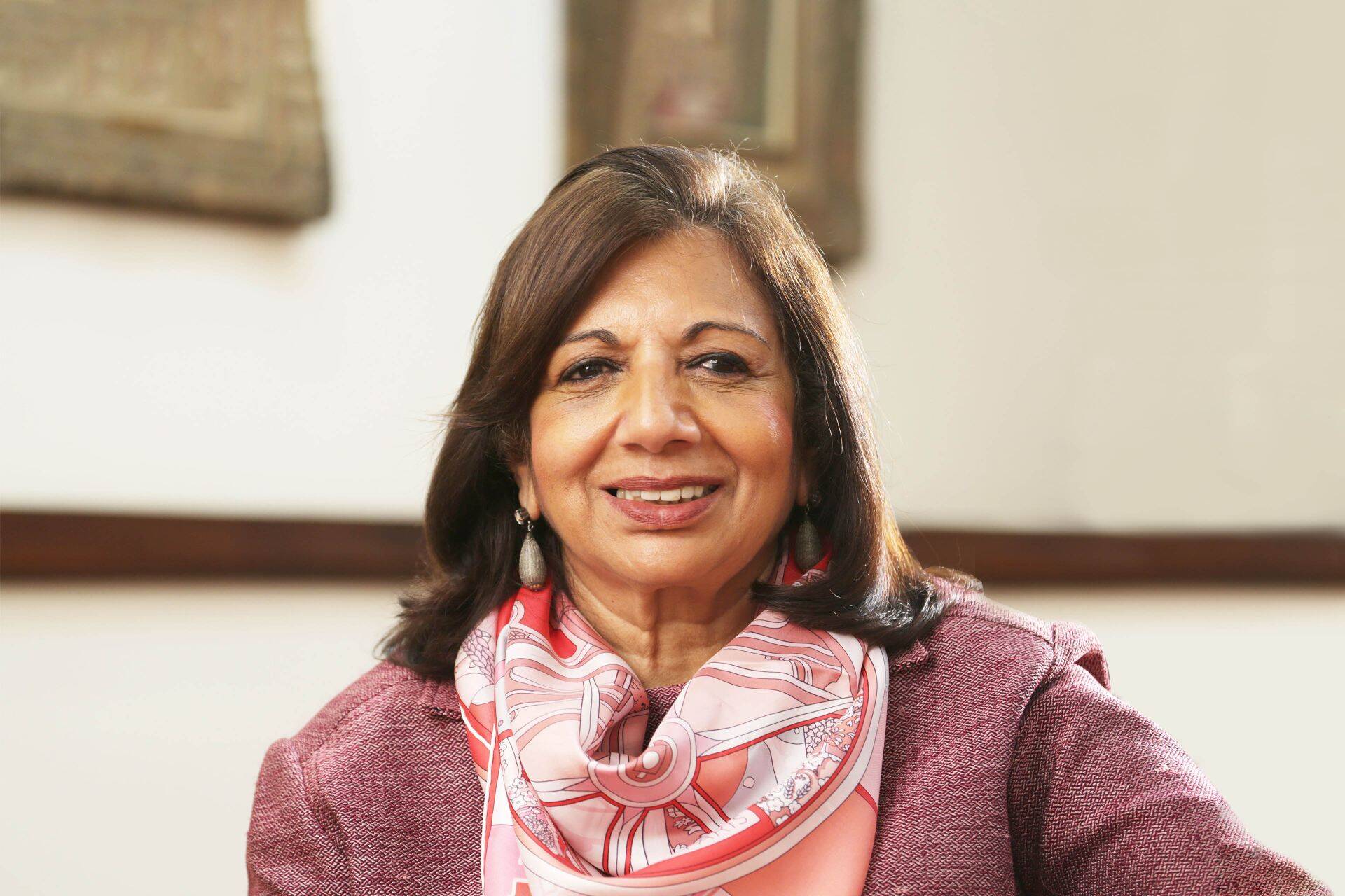 Maailma Aasta Ettevõtja Kiran Mazumdar Shaw.