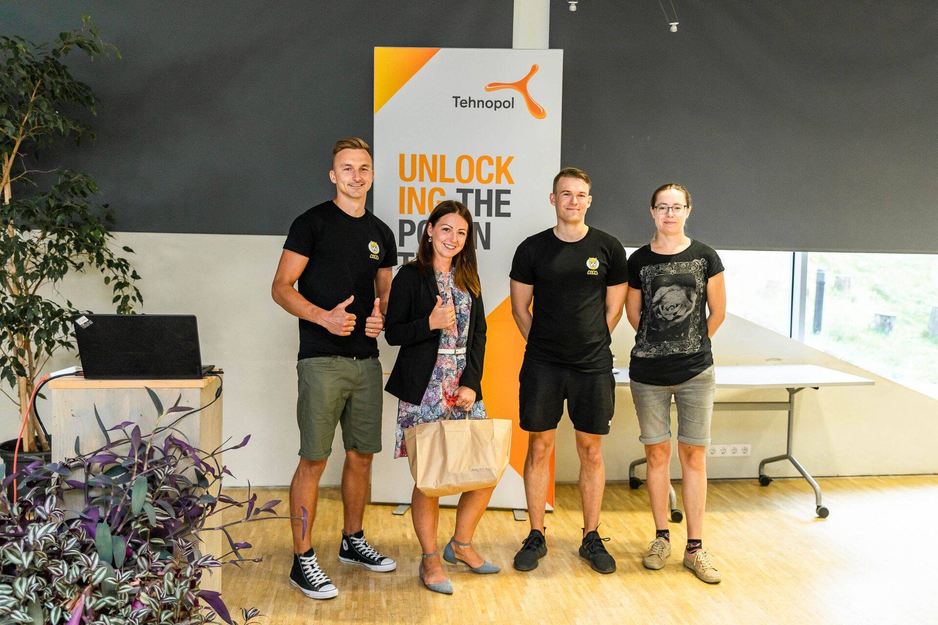 Oma projektile rahastuse saanud ALPA Kidsi tiim.