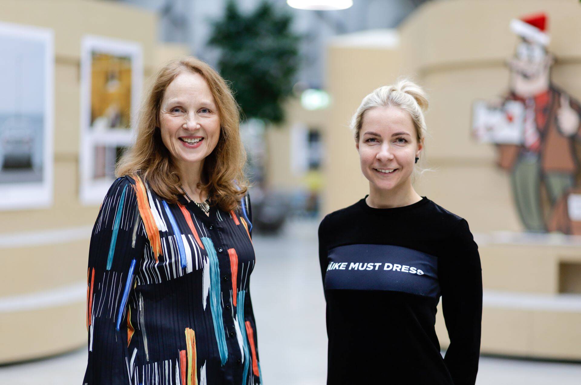 Maksu- ja Tolliameti personalijuhi kohusetäitja Külli Meier (vasakul) ja Cleveroni talendispetsialist Maarika Haidak