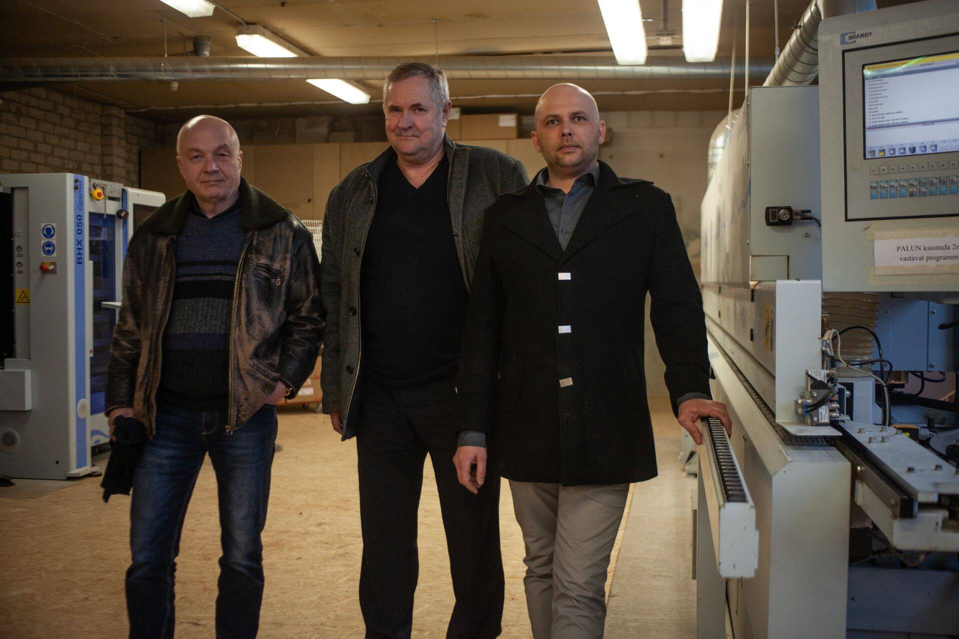 Руководитель проектов Пеэду Кирс, глава предприятия Юло Кальювеэ и его заместитель Райго Сестверк всегда готовы к новым вызовам.