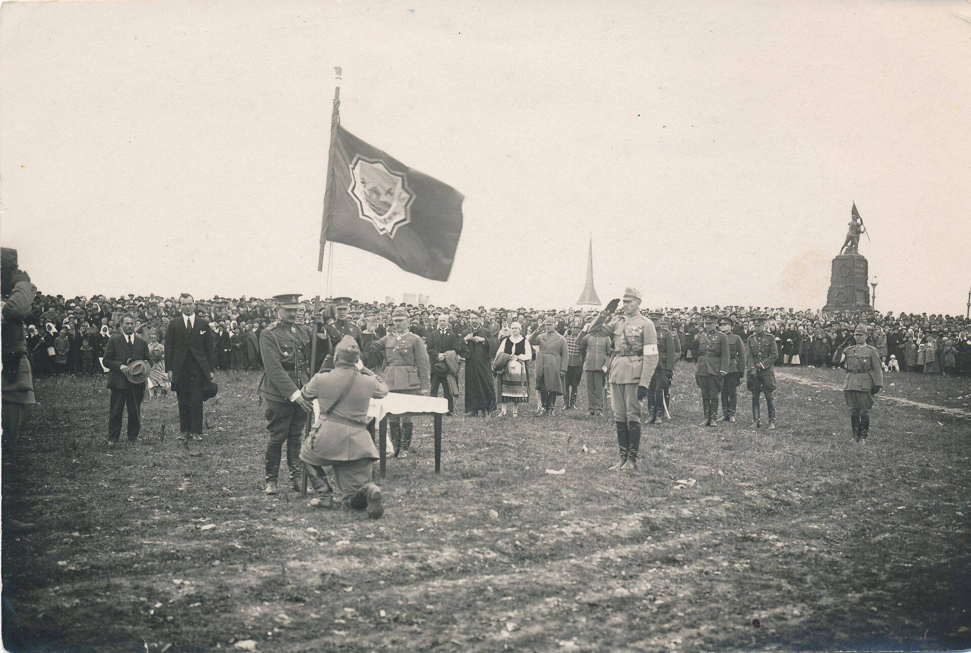 Kaitseliidu Viru maleva lipu õnnistamine.
