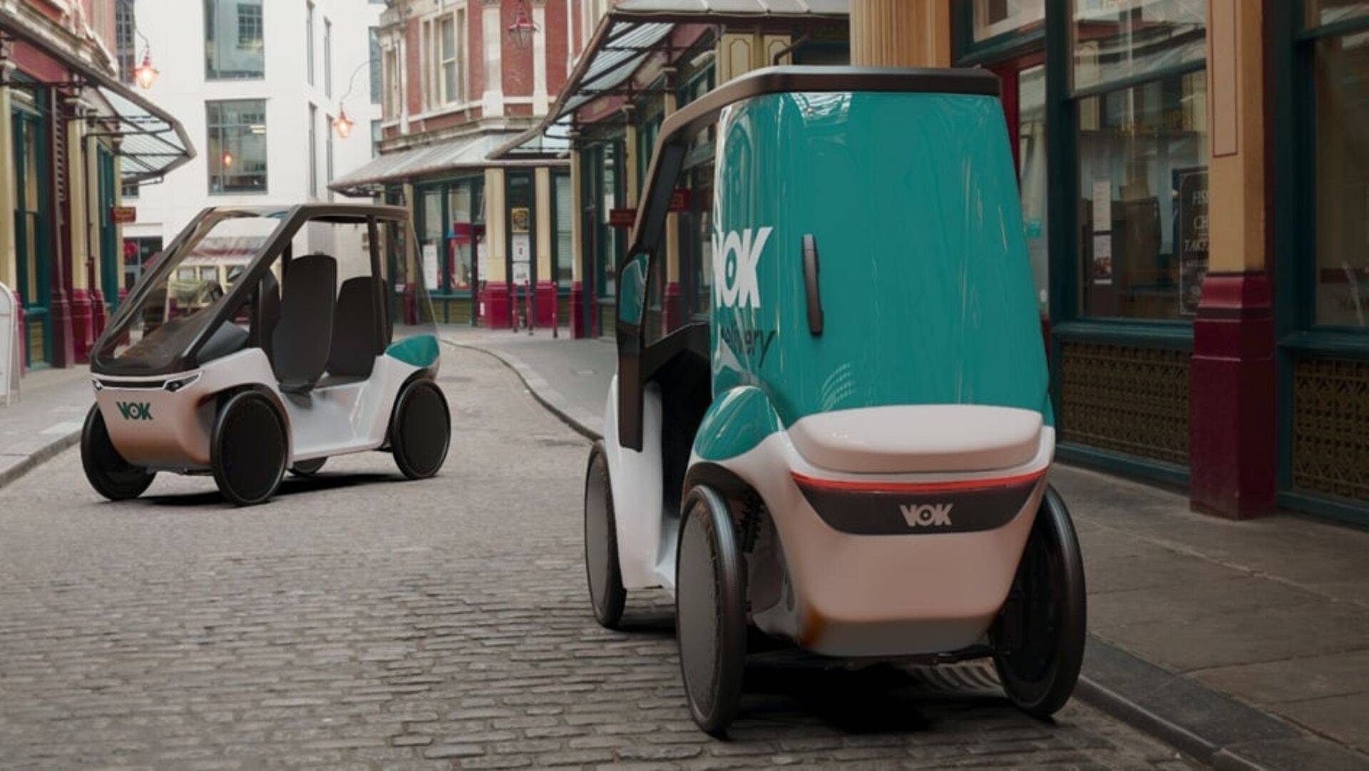 One of the finalists Optigon develops a shared 4-wheeled e-bike Vok that replaces the car in dense urban areas.