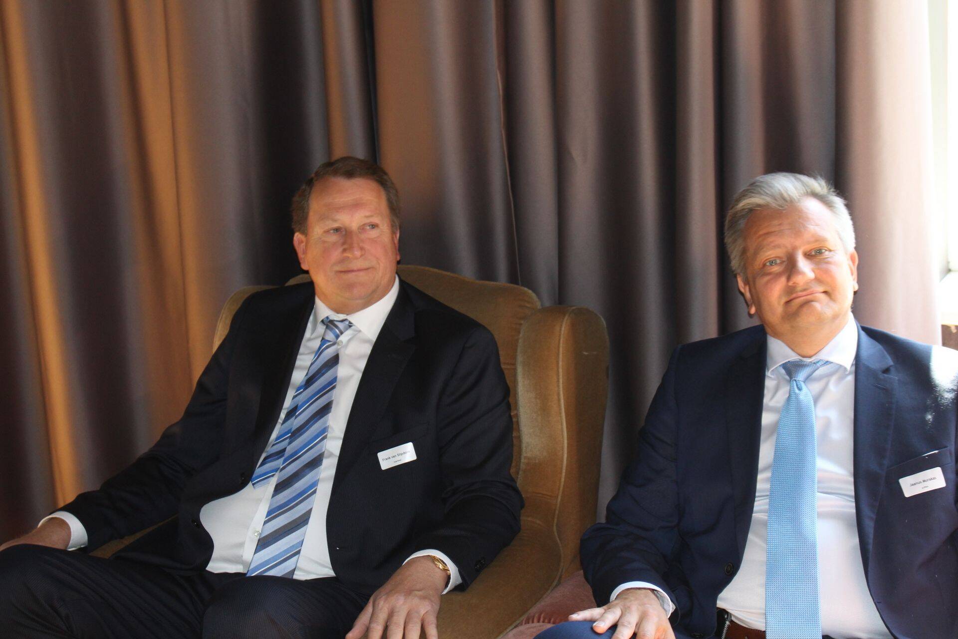 Frank van Stipdonk (vasakul) ja Jaanus Murakas