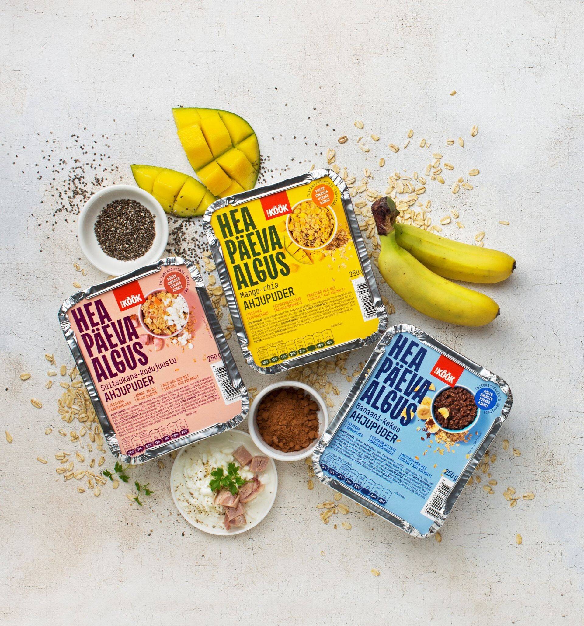 Ahjus küpsetatud putrusid on kolme sorti