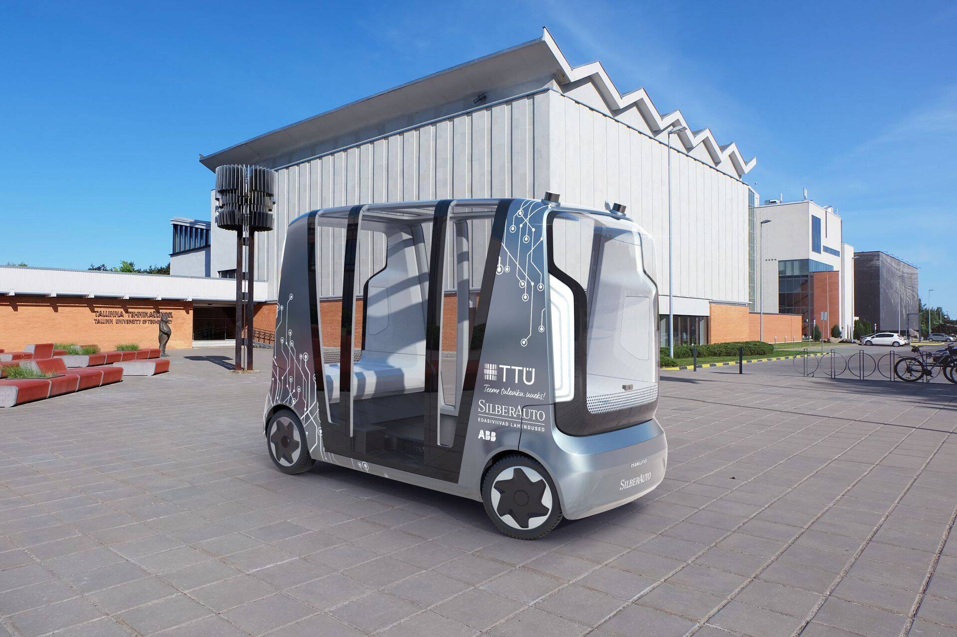 Беспилотный электрокар - совместная разработка ТТУ и Silberauto.
