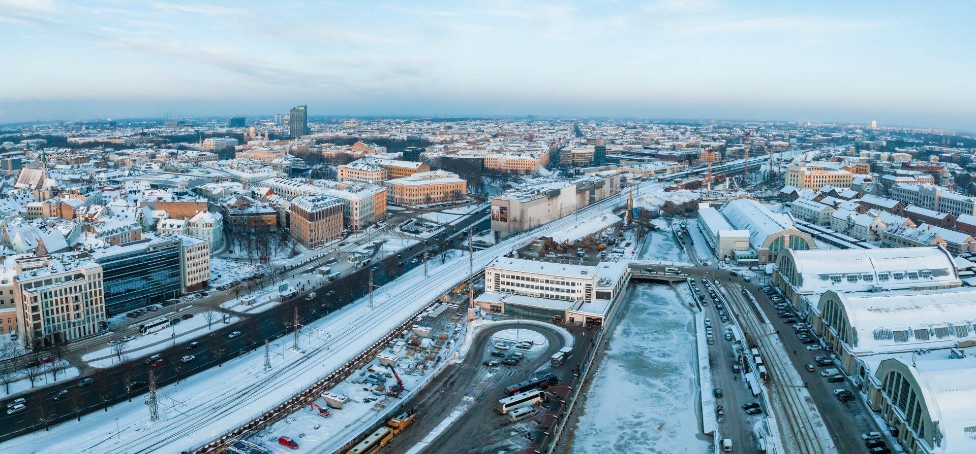 Строительство Rail Baltica в Латвии, фото иллюстративное.