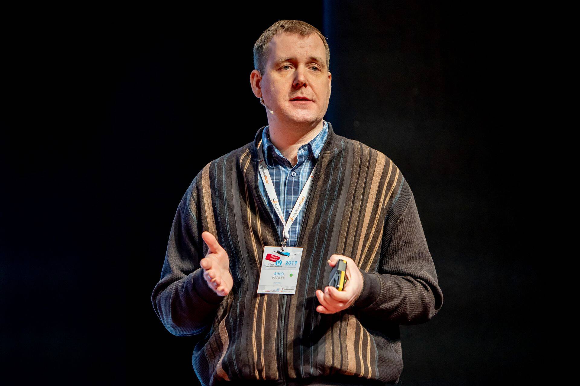 Riho Vedler tänavusel Pärnu Tarneahelakonverentsil.