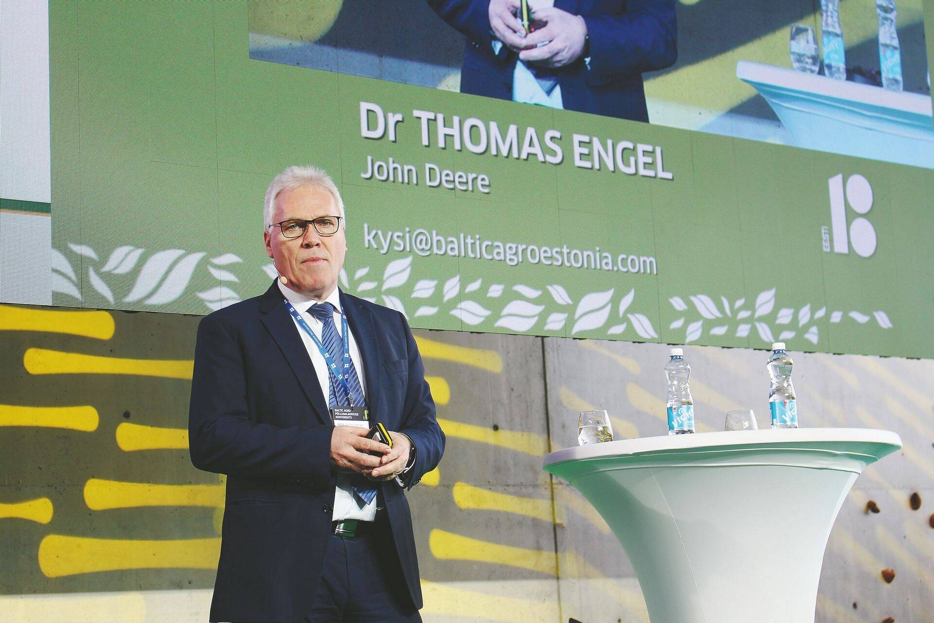 John Deere tehnoloogilise innovatsiooni strateegia üksuse juhataja Thomas Engel