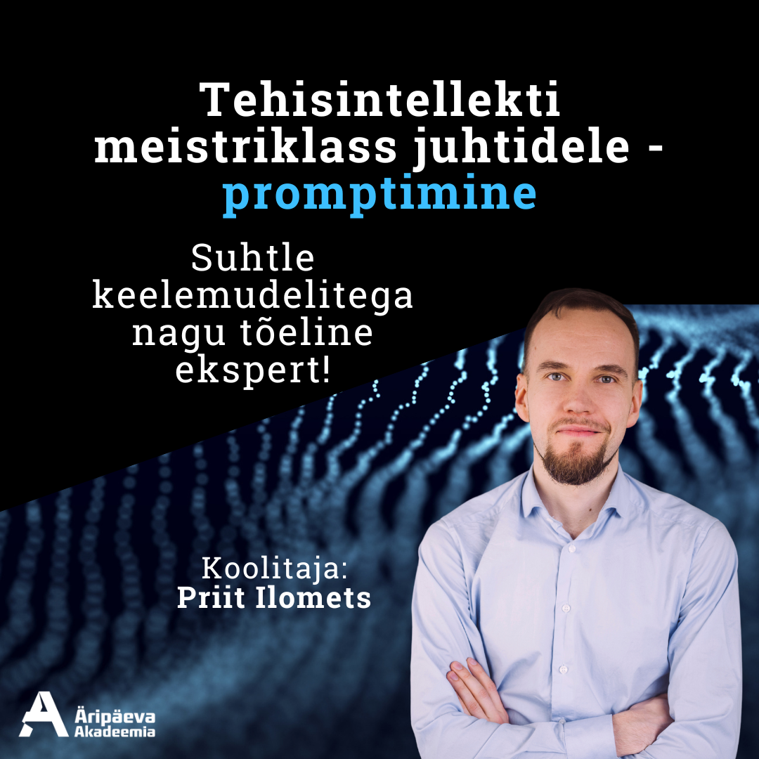 10.06.2025 Tehisintellekti meistriklass juhtidele - promptimine