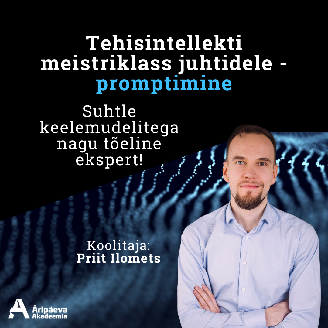 29.01.2025 Tehisintellekti meistriklass juhtidele - promptimine