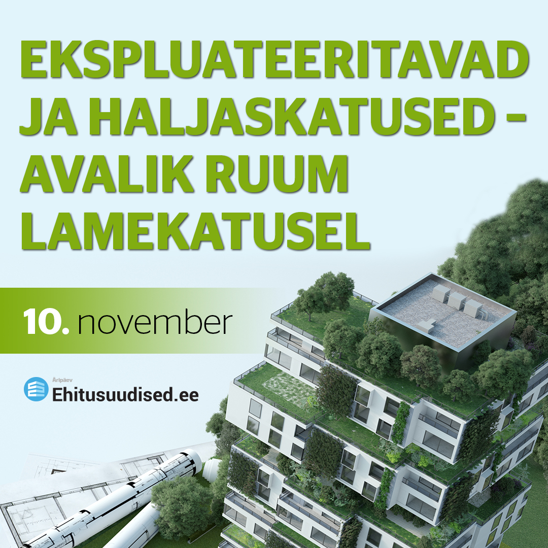 Ekspluateeritavad ja haljaskatused - Avalik ruum lamekatusel