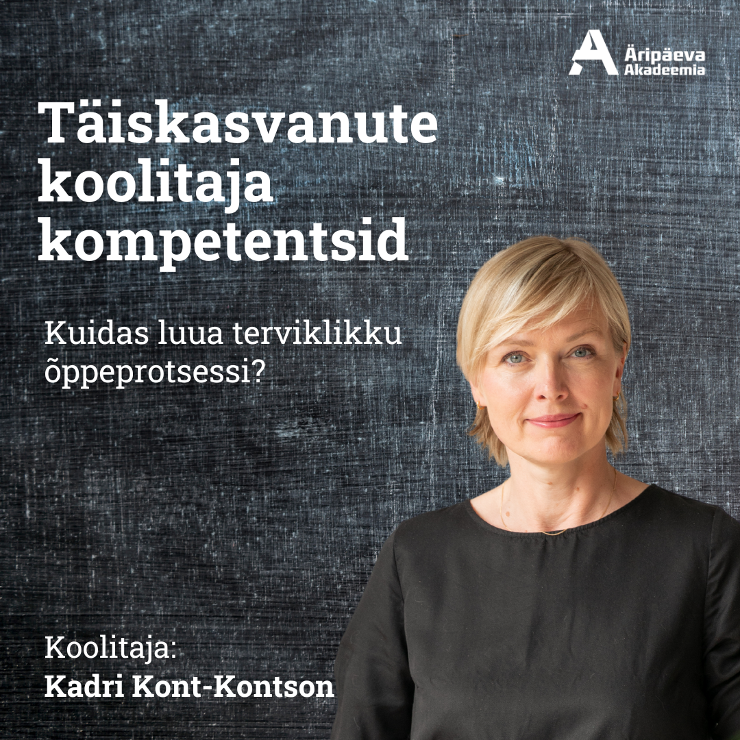 21.11.2025 ja 28.11.2025 Täiskasvanute koolitaja kompetentsid
