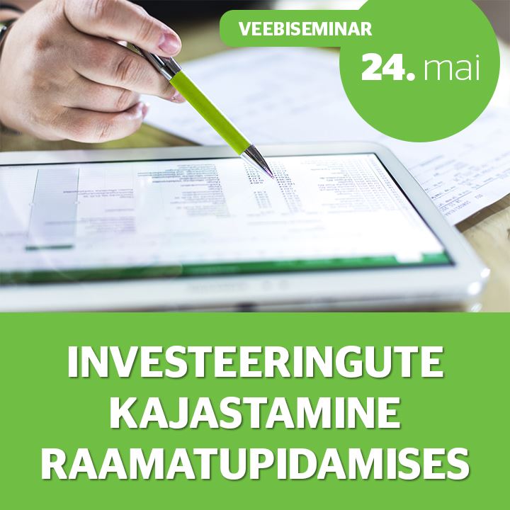 Investeeringute kajastamine raamatupidamises